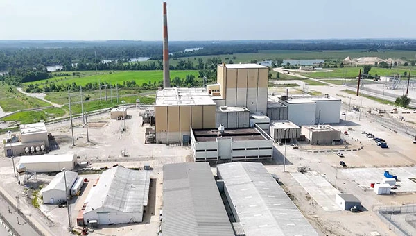 Duane Arnold Nuclear Center reactor power plant in Fayette Township Linn County Palo, Iowa