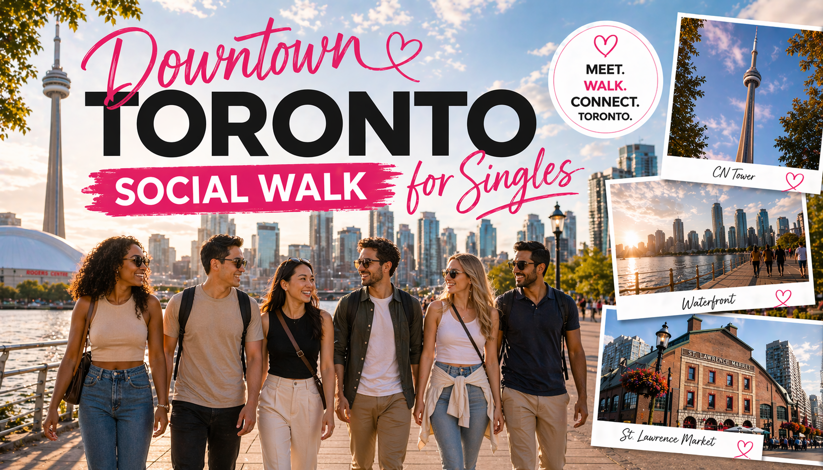 Downtown Toronto Social Walk for Singles