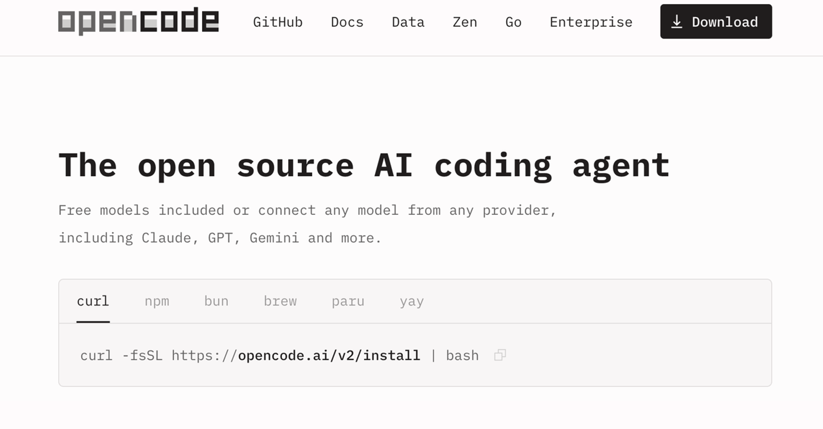 Install the open source AI coding agent efficiently using this quick union alpha opencode terminal command guide.