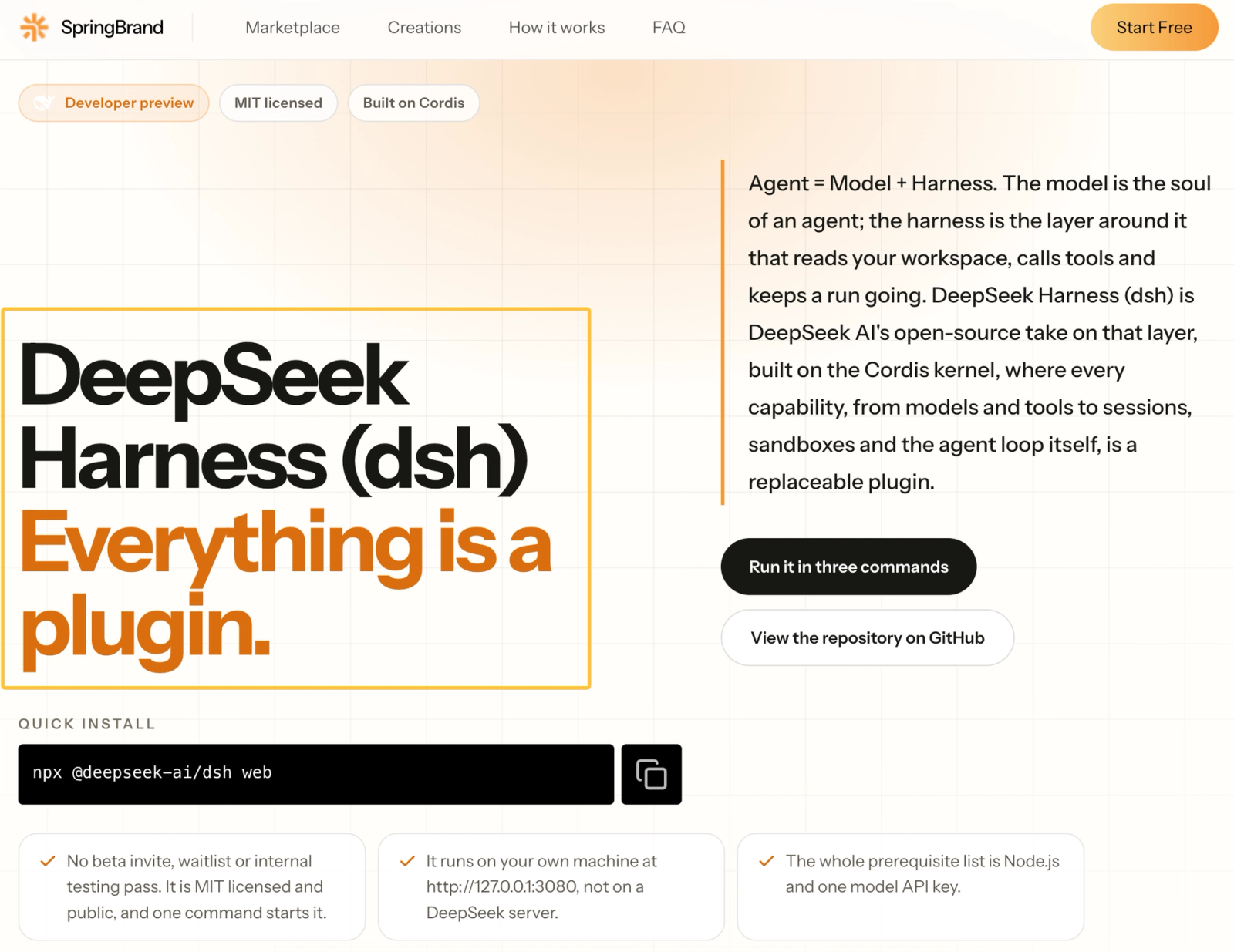 Read our deepseek harness review featuring the Cordis-built framework where every capability operates as a neat plugin.