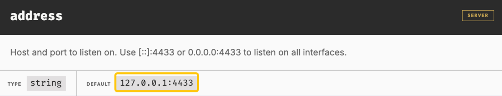 Set up the default localhost IP address and listening port to properly run your hister mcp server. 