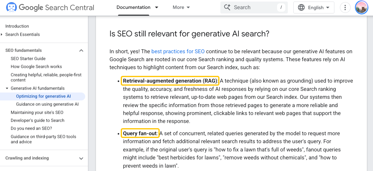 Google documentation on generative AI search highlights why SEO and content gap analysis remain crucial practices.