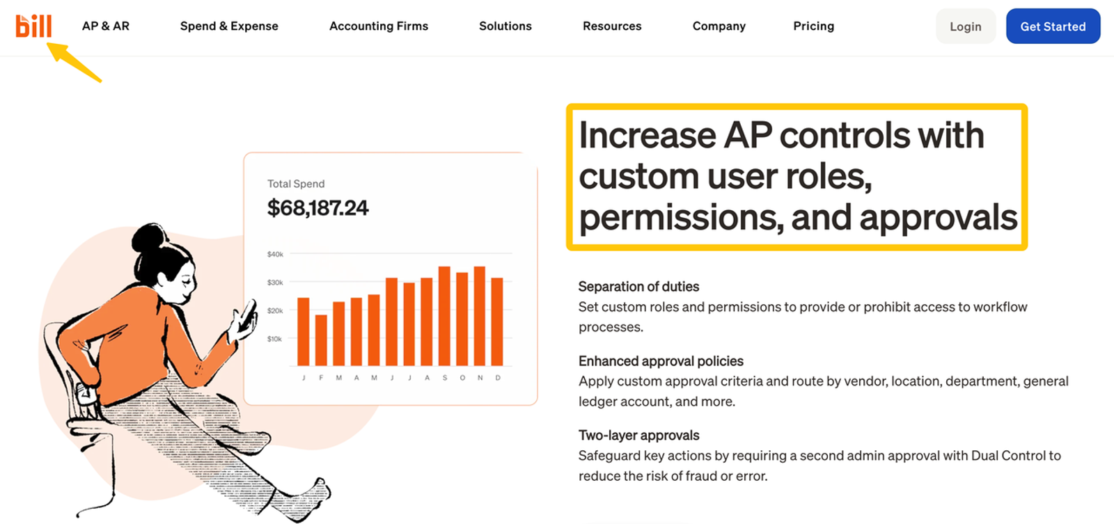 Enhance security using ap-automation-software with custom user roles, two-layer approvals, and strict permission controls.