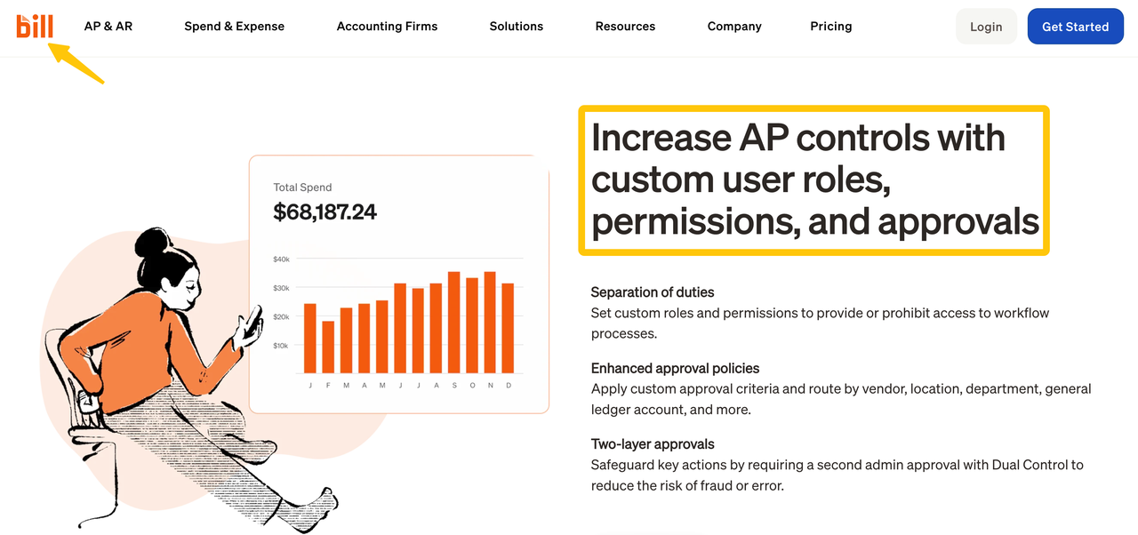 Enhance security using ap-automation-software with custom user roles, two-layer approvals, and strict permission controls.