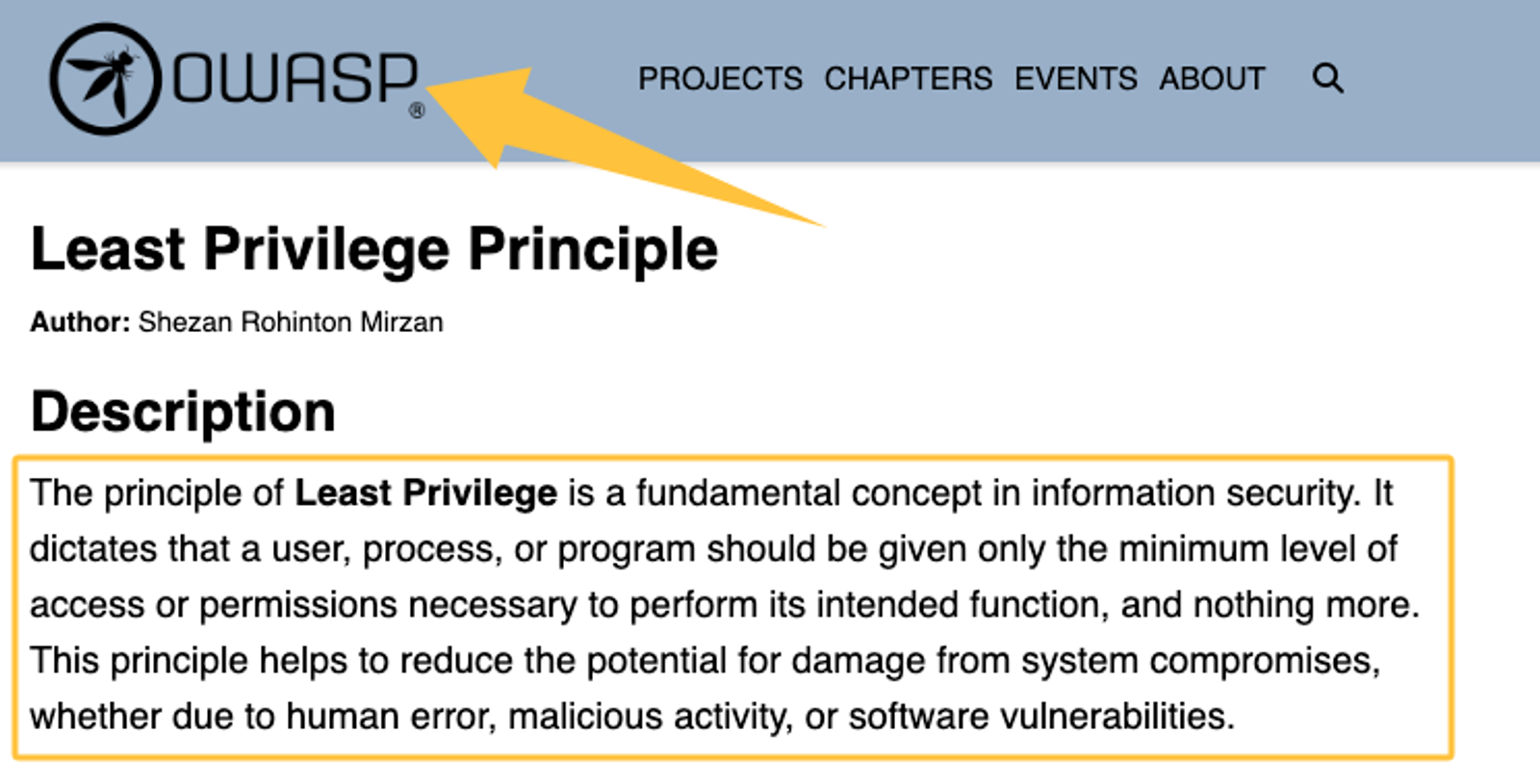 Marketing automation consulting best practices require applying the OWASP least privilege principle to secure data systems.
