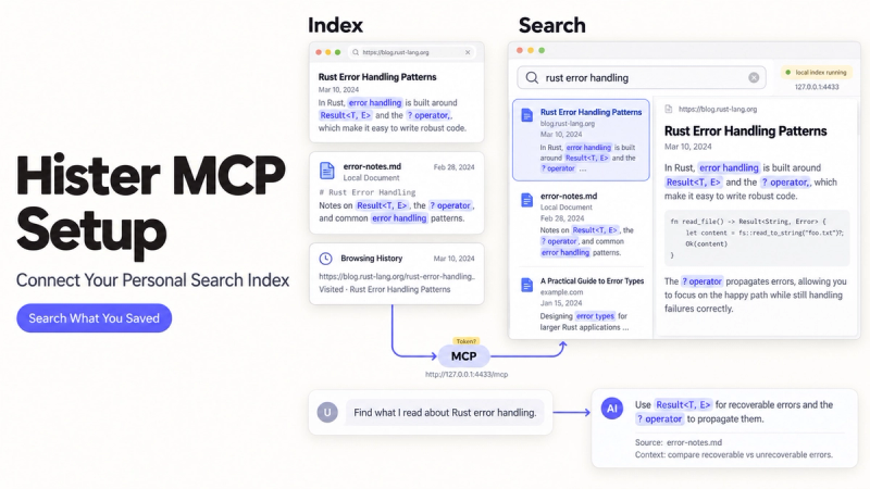 Learn the hister mcp setup process to connect your personal search index with AI tools efficiently.