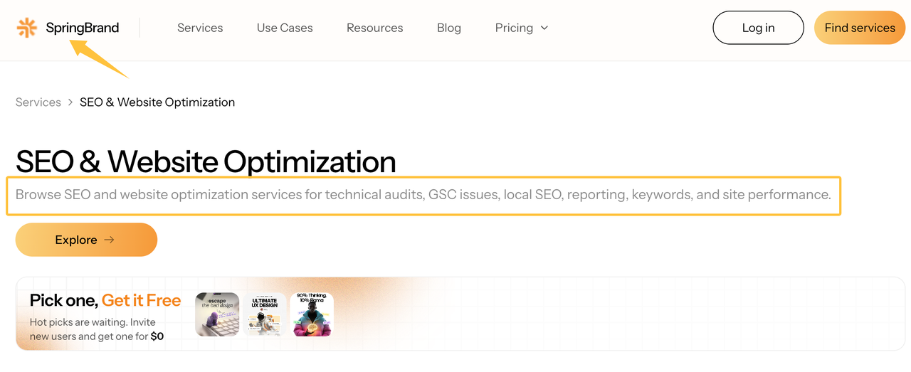 Optimization services catalog showcasing how a leading wordpress seo agency handles technical audits and site performance.