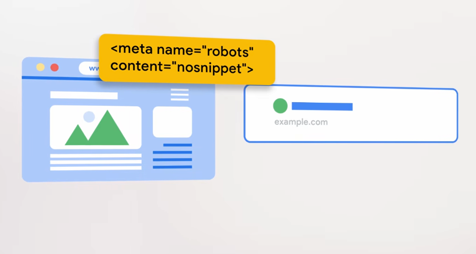 Understanding robots meta tags and nosnippet attributes when comparing ChatGPT Sites vs web designer SEO features.