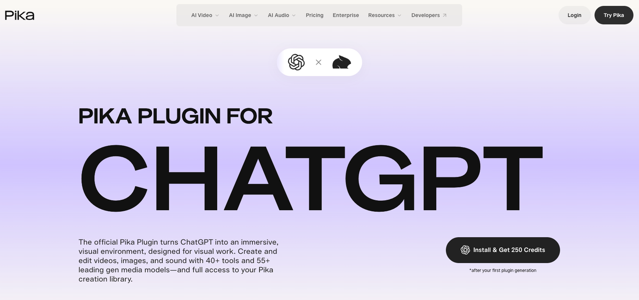 Explore the official plugin integration to build an efficient pika chatgpt campaign workflow inside ChatGPT.