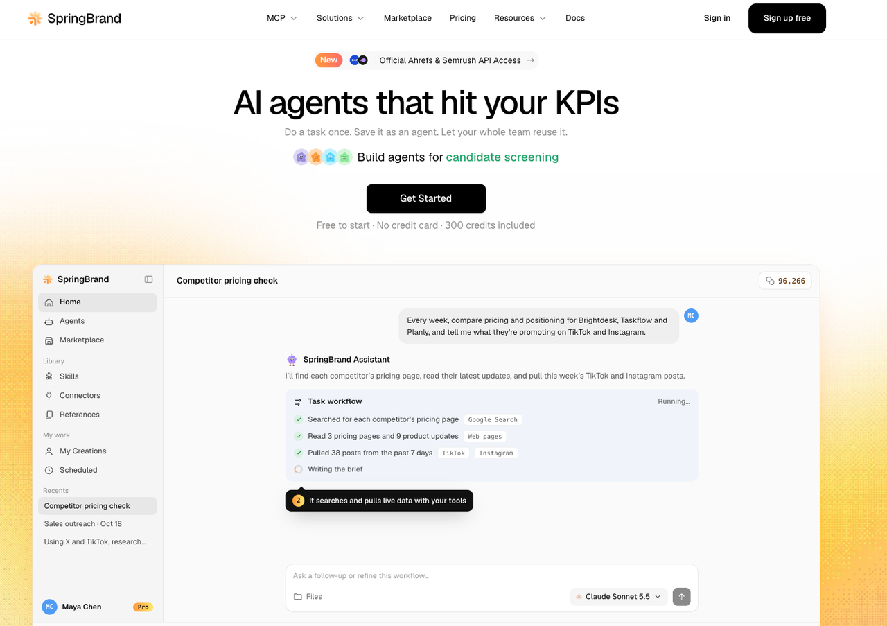 OpenBot review featuring automated competitor pricing checks and live web scraping workflows for marketing teams.