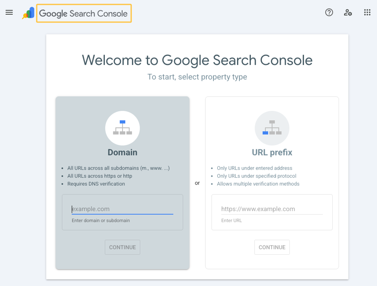 Setup Google Search Console domain or URL prefix verification as a crucial step in the SEO ChatGPT Sites checklist.