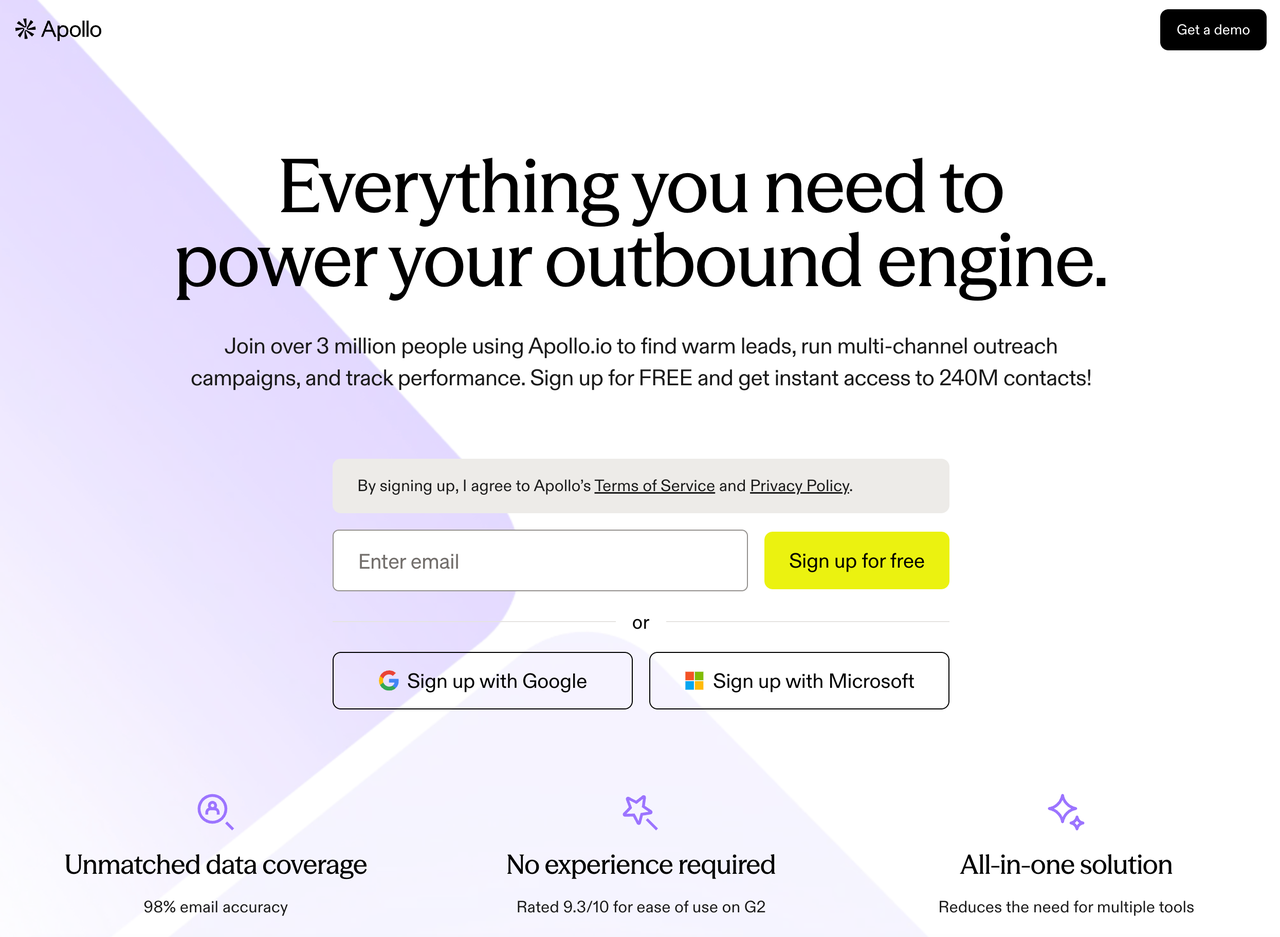Discover Apollo.io, recognized among the best sales prospecting tools for finding leads and driving multi-channel outreach.