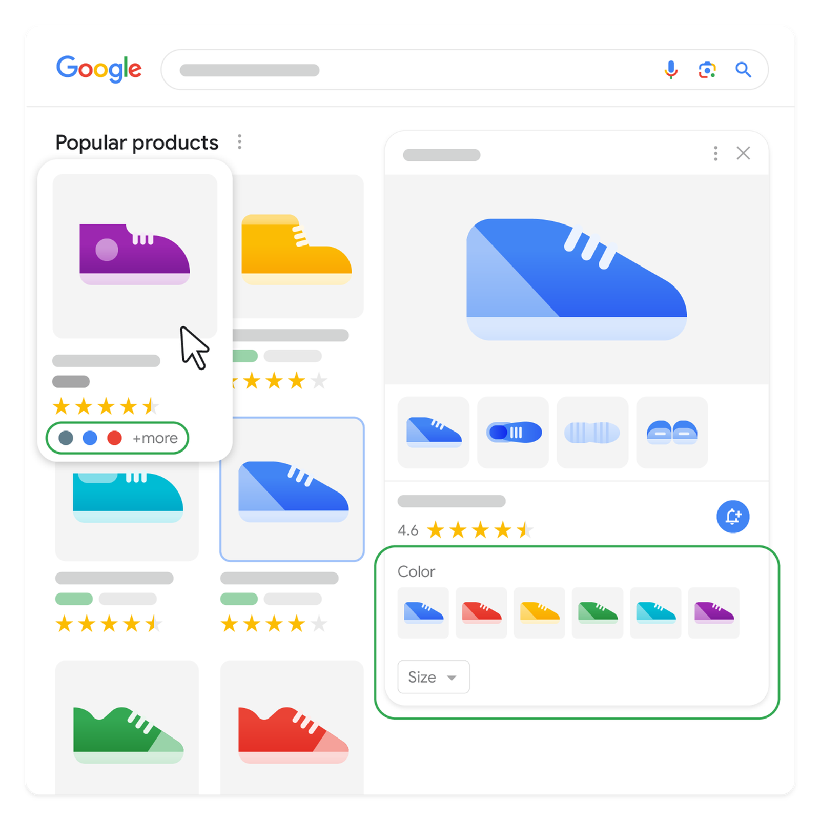 Product rich snippets and variations display analyzed during technical ecommerce seo audit services.