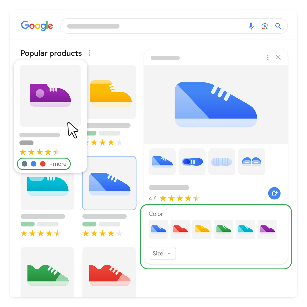 Product rich snippets and variations display analyzed during technical ecommerce seo audit services.