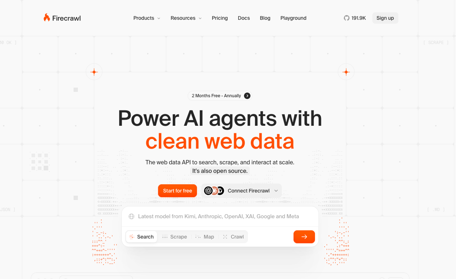 Firecrawl is a web data API designed to power AI agents, a strong contender for the best web scraping tools.