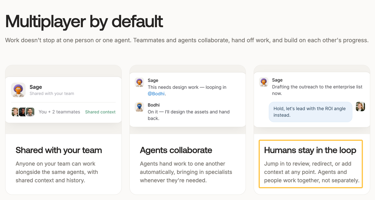 Collaboration dashboard illustrating how Skydive AI for business enables seamless team and agent teamwork.
