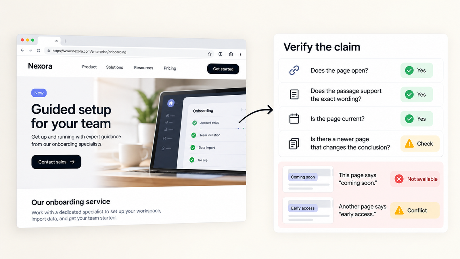See how claim verification works in this manus review to ensure accurate source validation and fact checking.