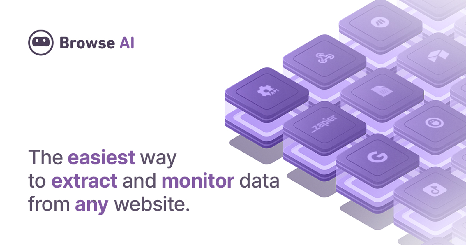 Browse AI offers the easiest way to extract and monitor website data, featured among the best web scraping tools.