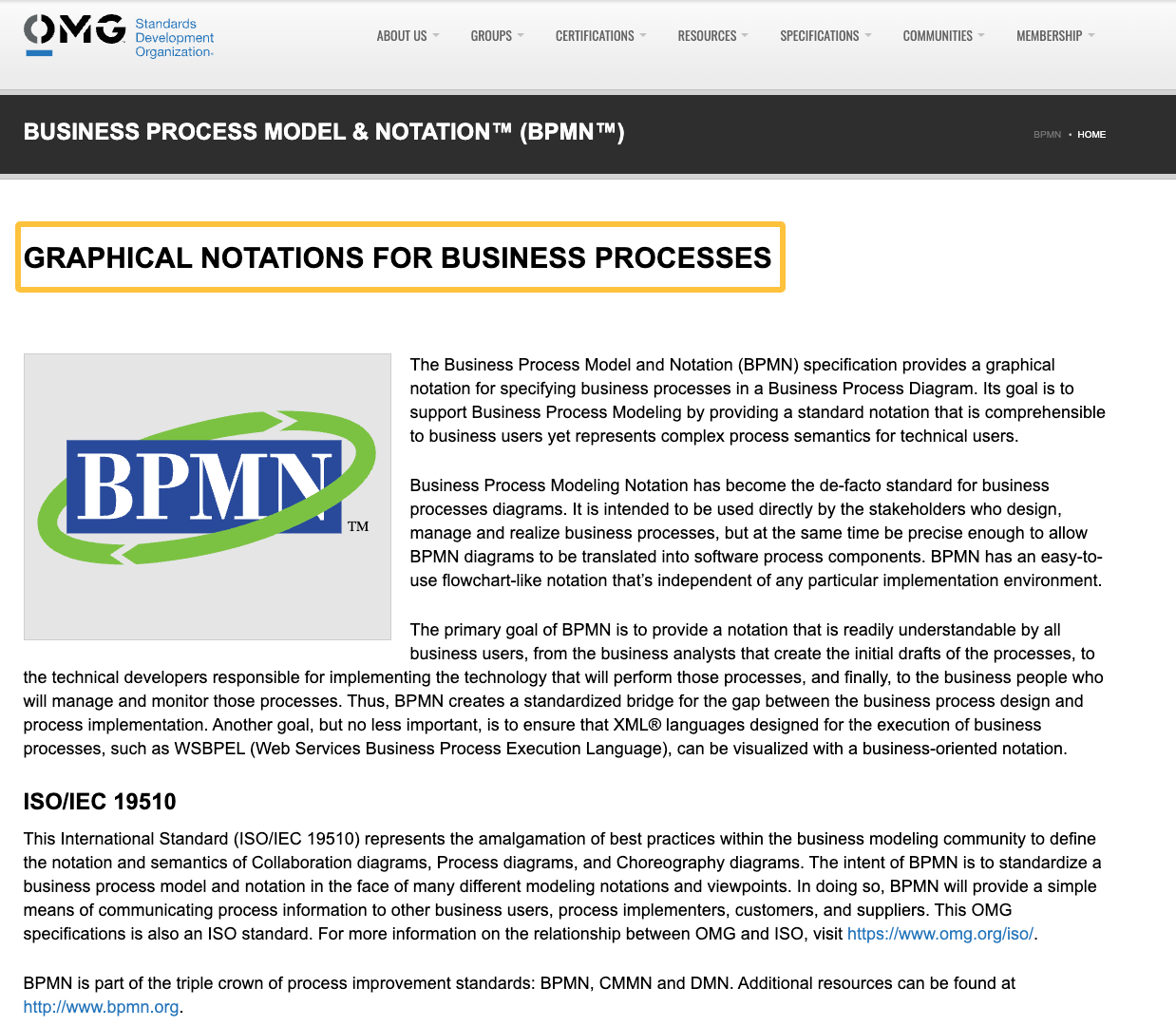Understand BPMN standards used to create a clear workflow diagram that bridges the gap between business and technical users.