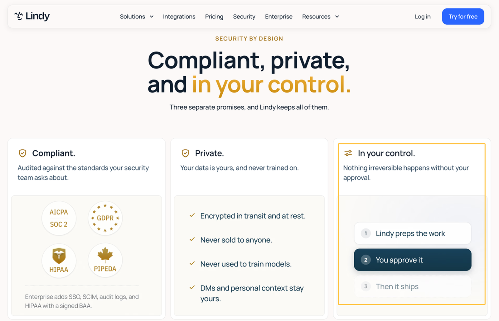 Read our Lindy AI review to see its robust security features, highlighting GDPR, HIPAA, and SOC 2 compliance.