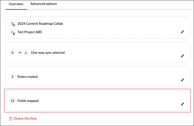 Integration settings dashboard showing mapped fields and rule configurations for Zapier alternatives.