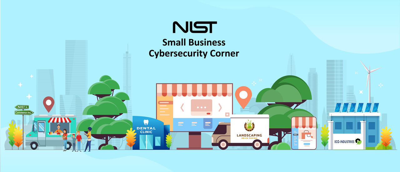 NIST guidelines illustration applied to securing small business marketing automation platforms against cyber threats.