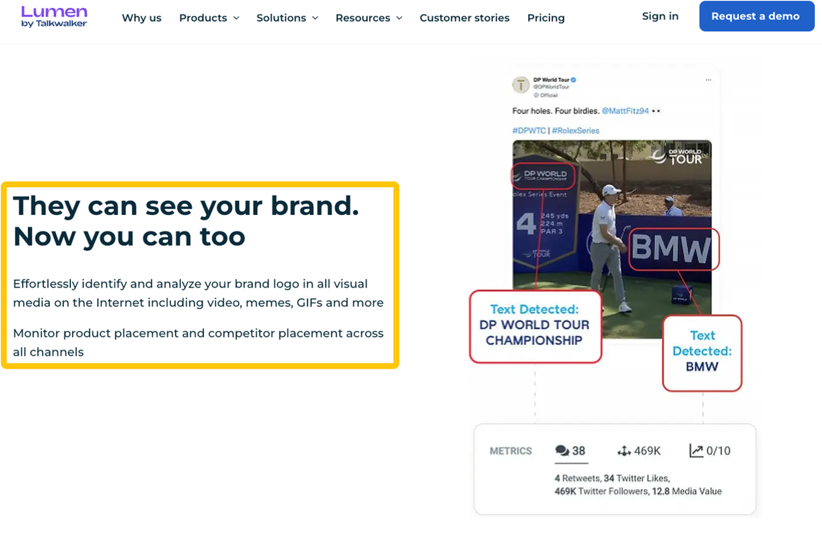 Visual brand monitoring tools analyze product placements and detect your logos across internet videos, memes, and images. 