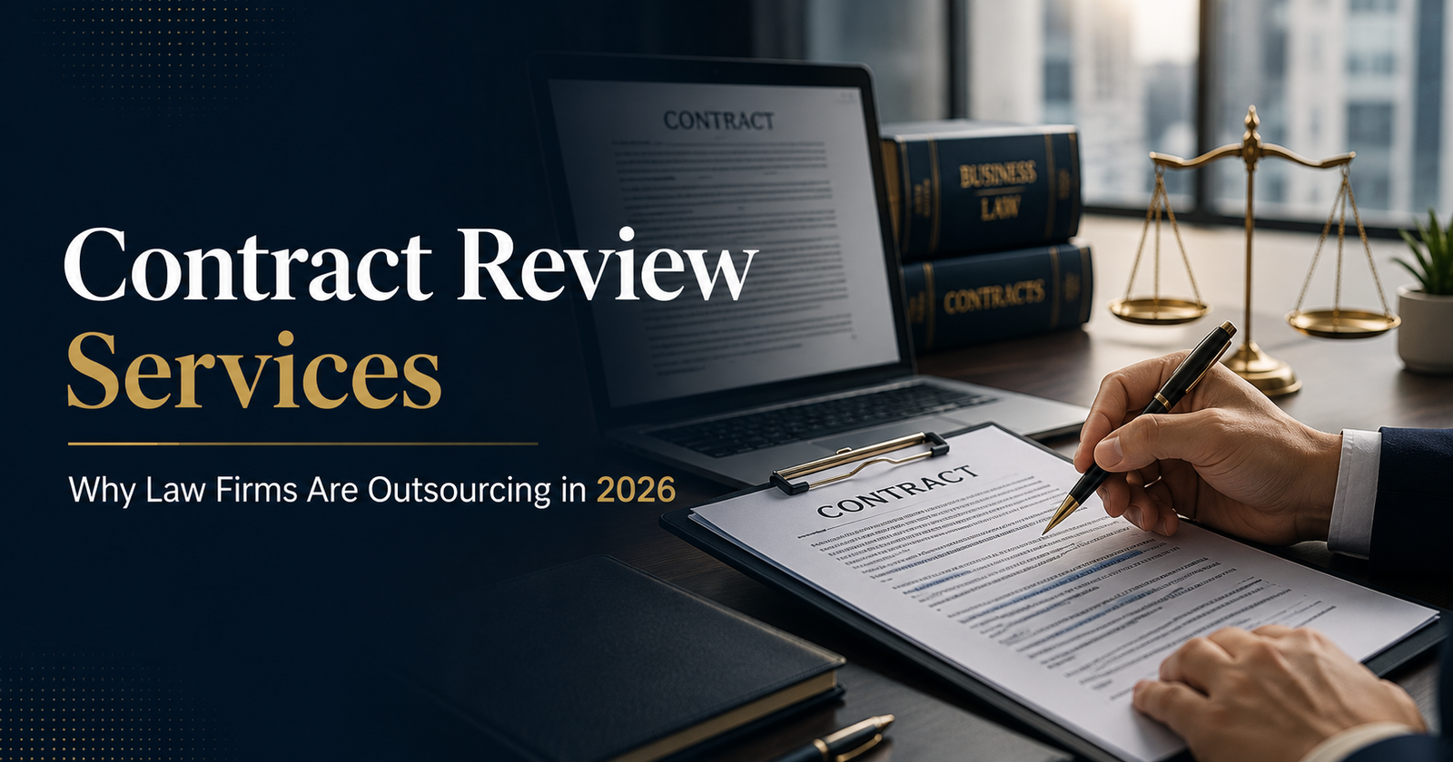 Contract Review Services: What It Is and Why Law Firms Are Outsourcing It in 2026 - Juris LPO Legal Insights