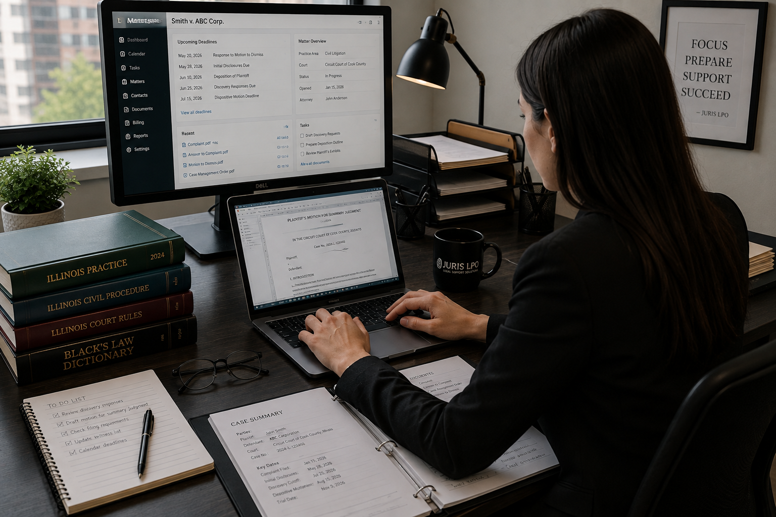 Virtual Paralegal Services Illinois: What Law Firms Need to Know Before Hiring in 2026 - Juris LPO Legal Insights