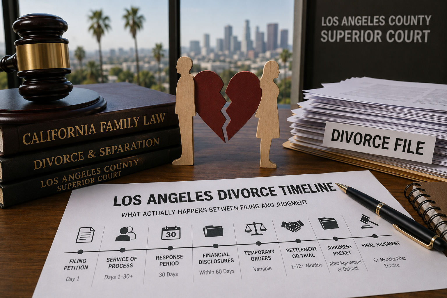 LA Divorce Timeline: Petition to Judgment Guide | Juris LPO - Juris LPO Legal Insights