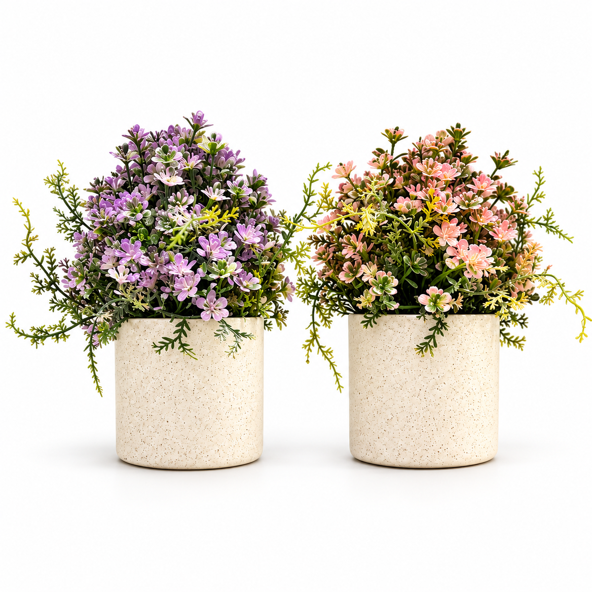 Lilac and Blush Bloom Pair