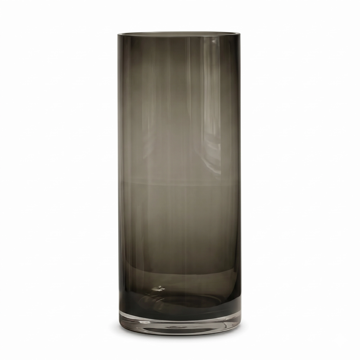 Smoked Column Vase