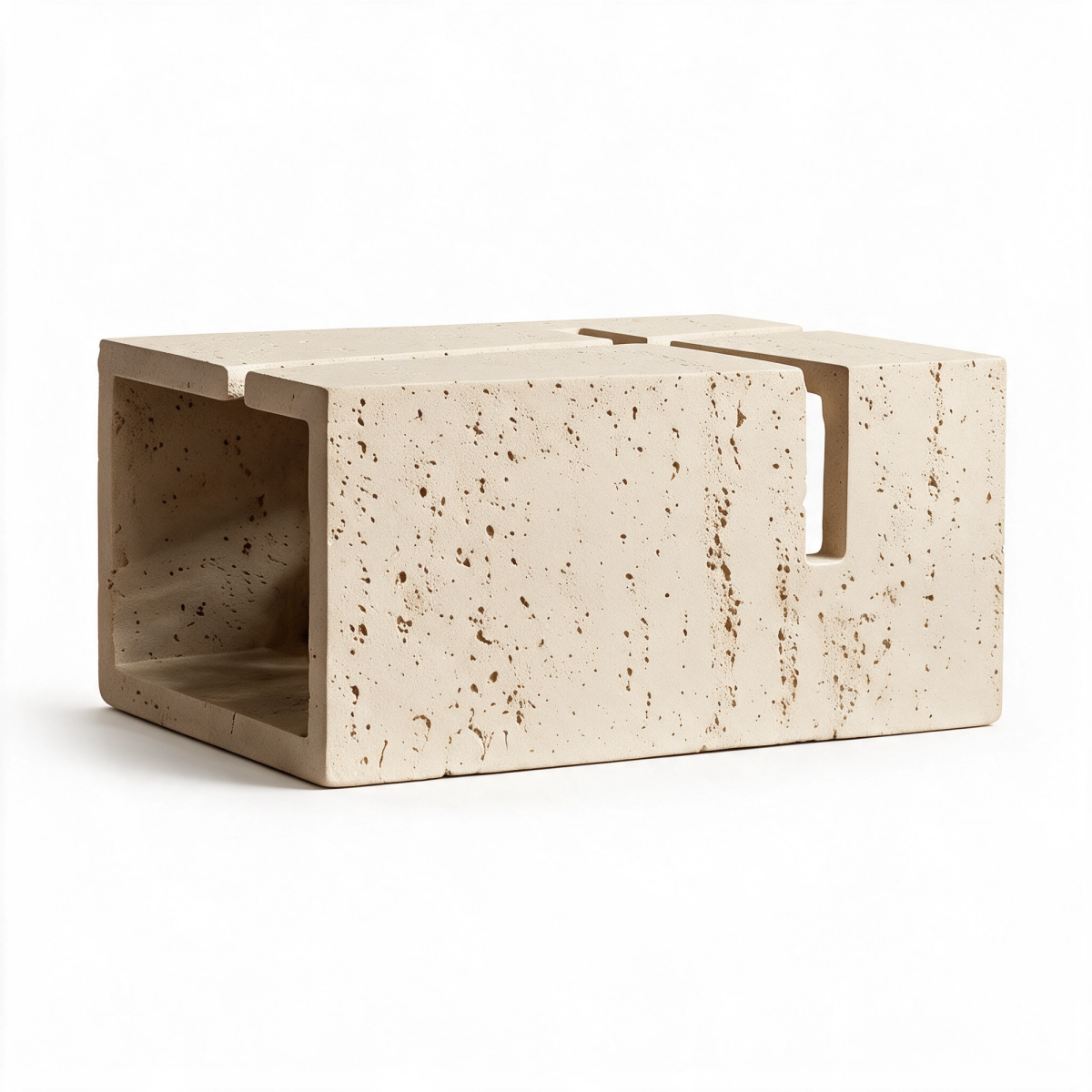 Travertine Tissue Box Cover