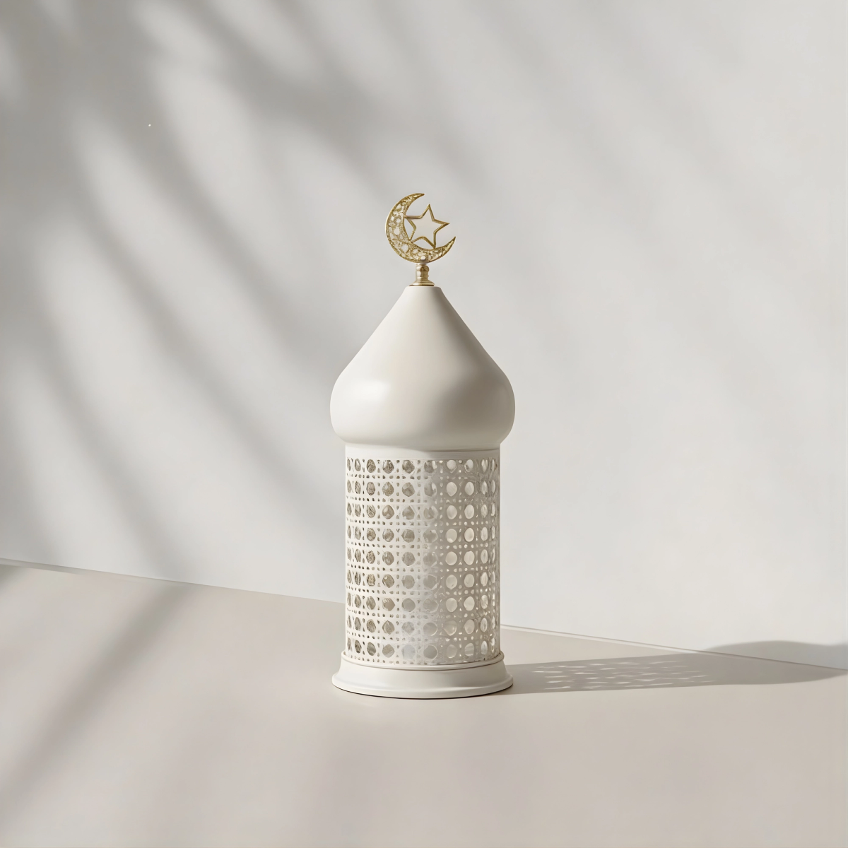 Metal Ramadan Lantern – Ivory