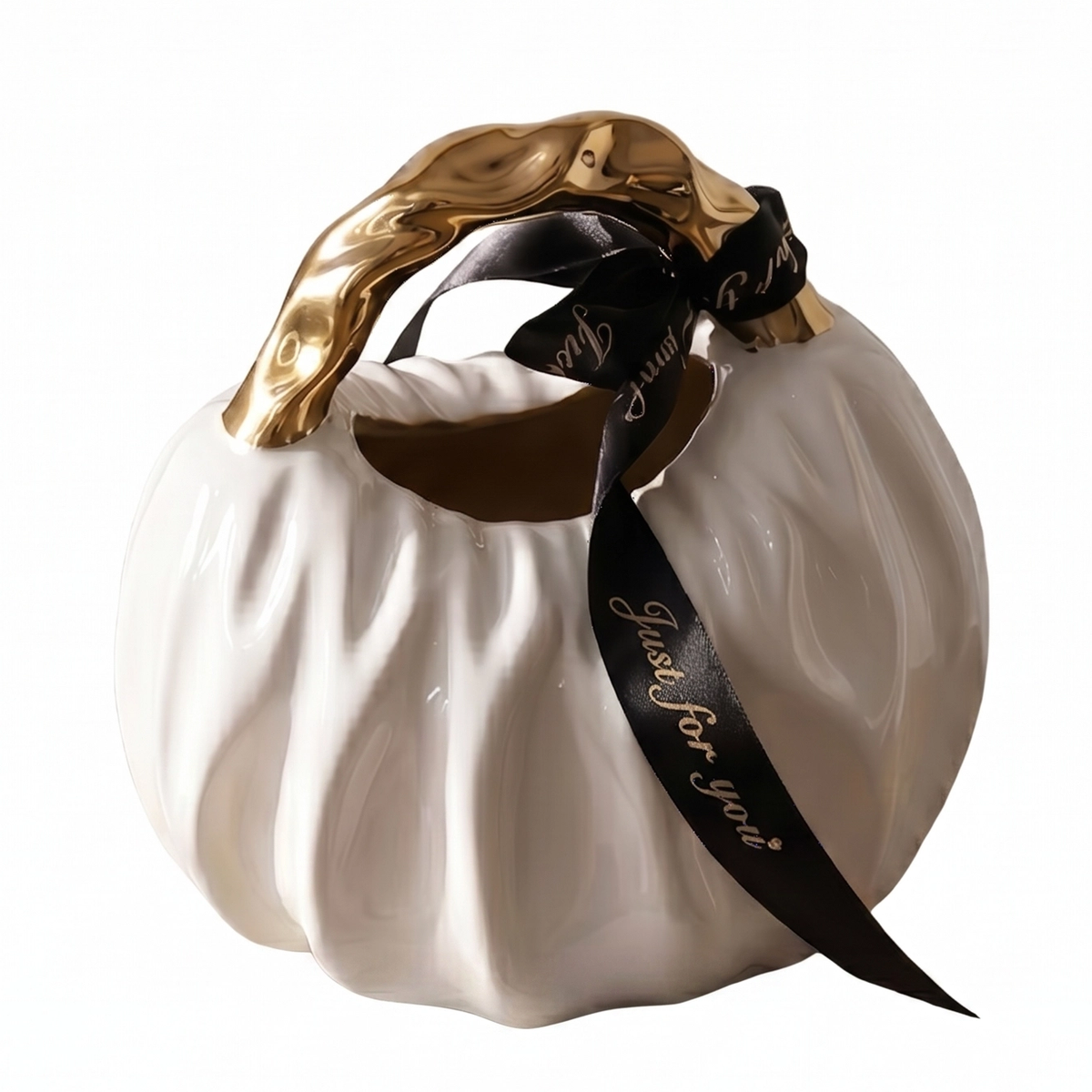 White Pumpkin Tissue Box