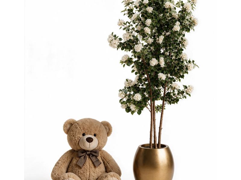 Ivory Petite Blossom Tree in Detail