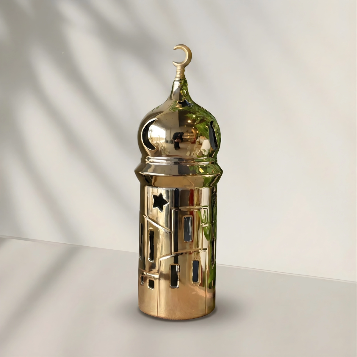 Gold Crescent Lantern