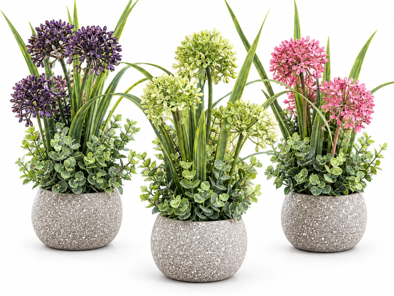 Spring Allium Garden Trio in Detail