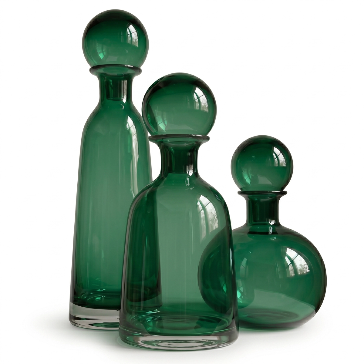 Emerald Echo Decanter Set