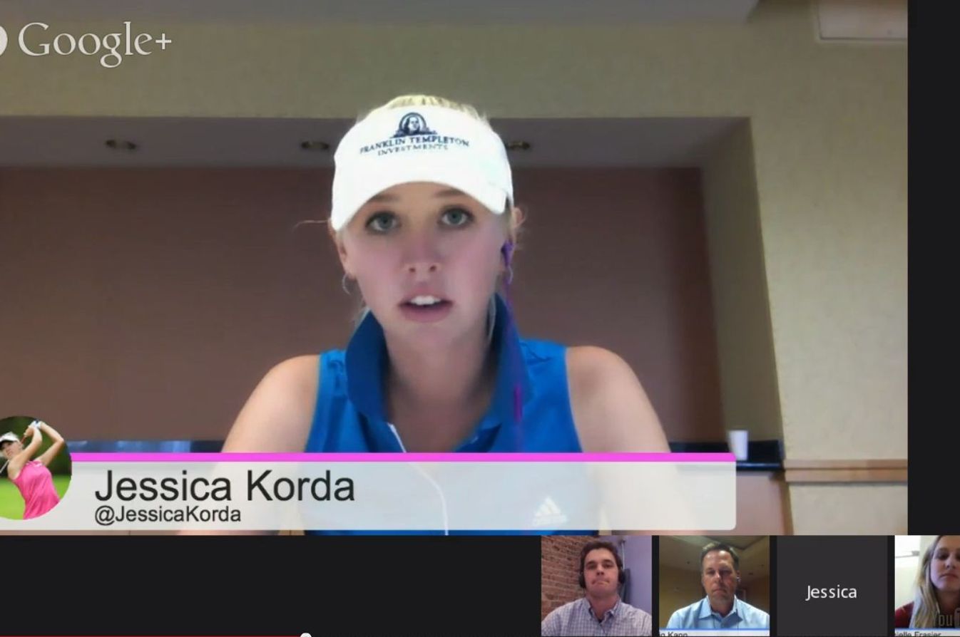 Hanging out with Jessica Korda and the LPGA