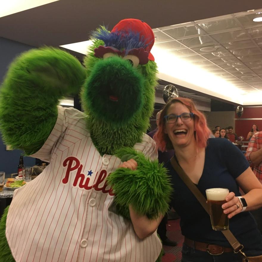 The pure joy of the Phanatic showing up at your birthday party