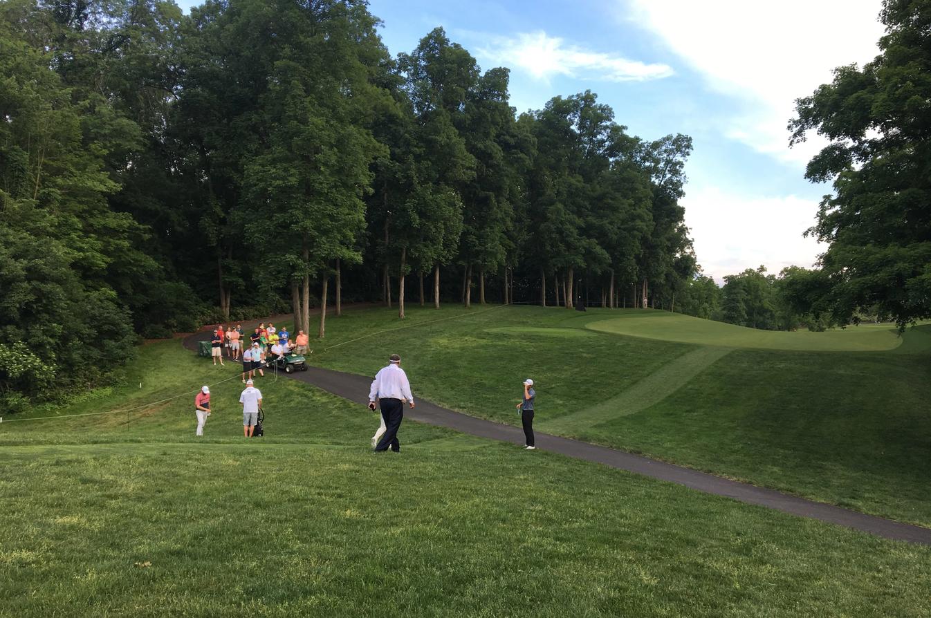 Chris Kirk Cold Tops a 3-wood, Makes Par to Make the Cut Anyways