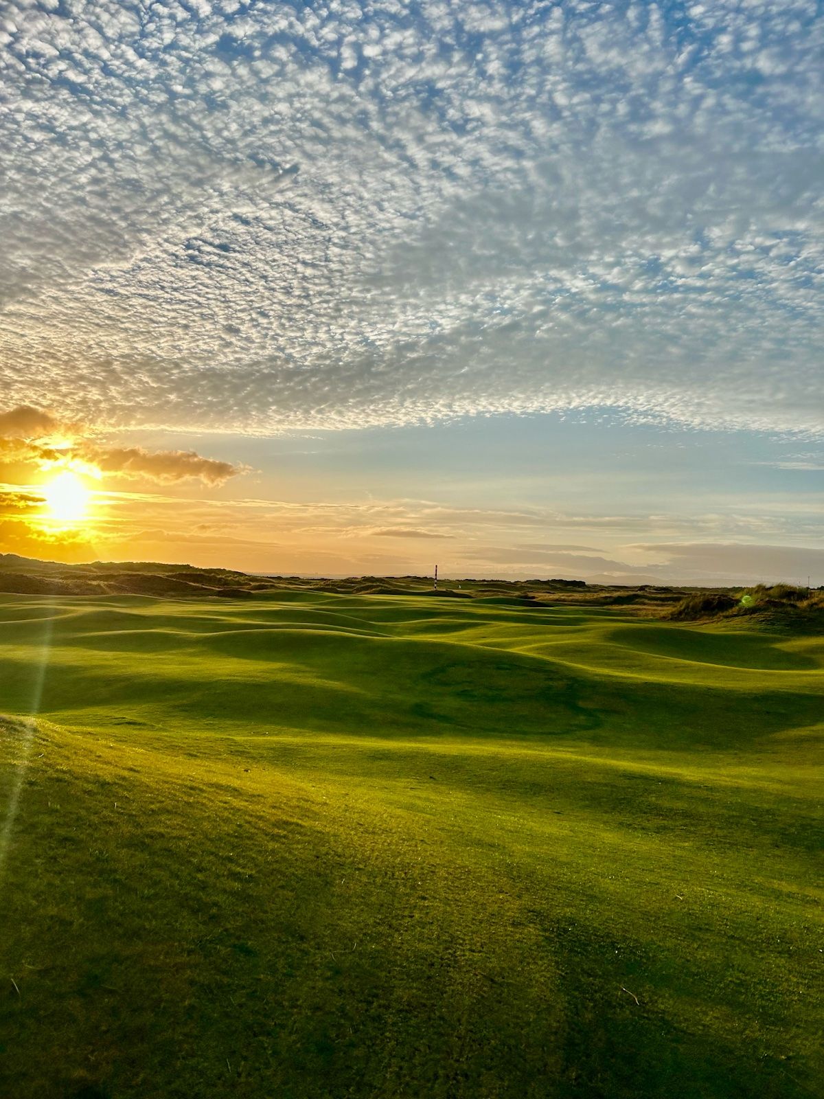 The 17th hole at Western Gailes.