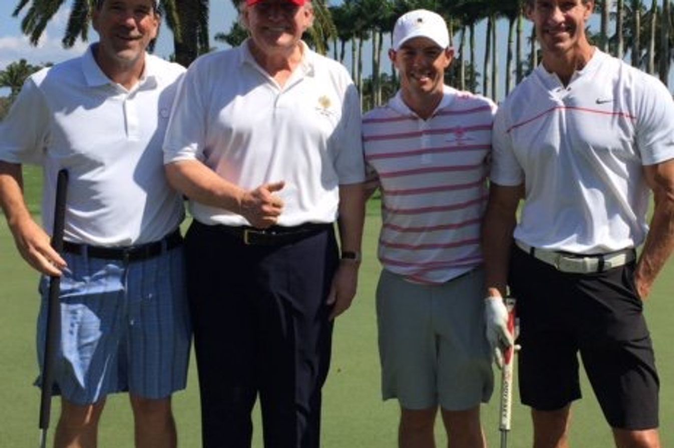 Rory McIlroy Played Golf With Donald Trump This Weekend