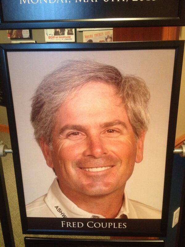 Fred Couples Ricochets It Off Lava to 8 Feet