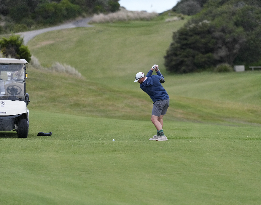 Cody during a bonus round at Portsea G.C.