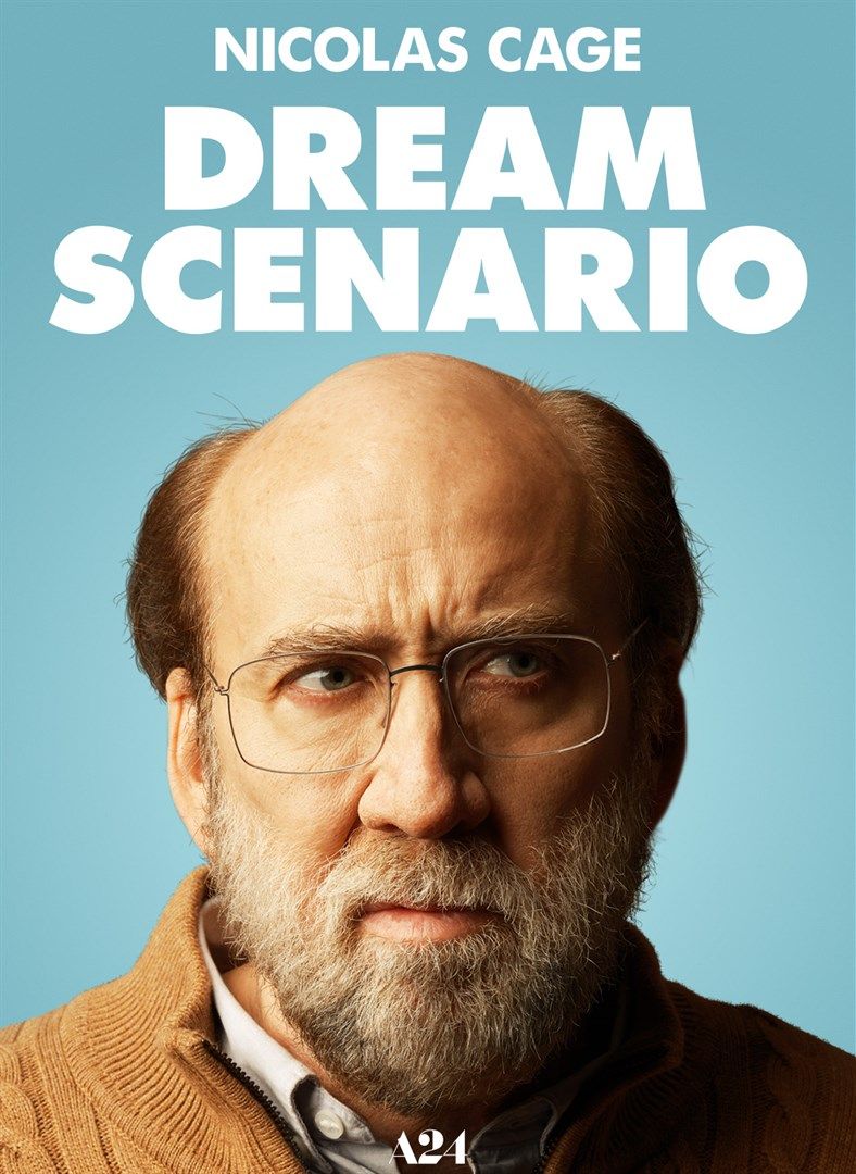 Poster for Dream Scenario with Nicolas Cage.