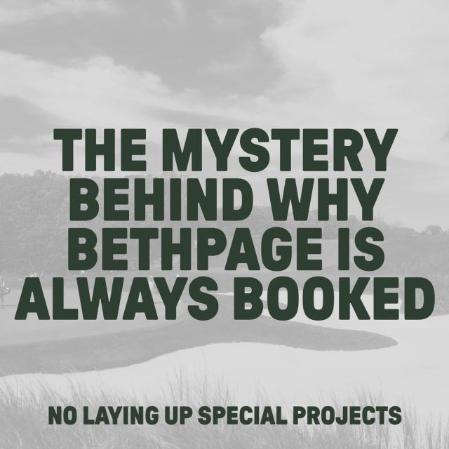 945: NLU Special Projects - The Mystery Behind Why Bethpage is Always Booked artwork