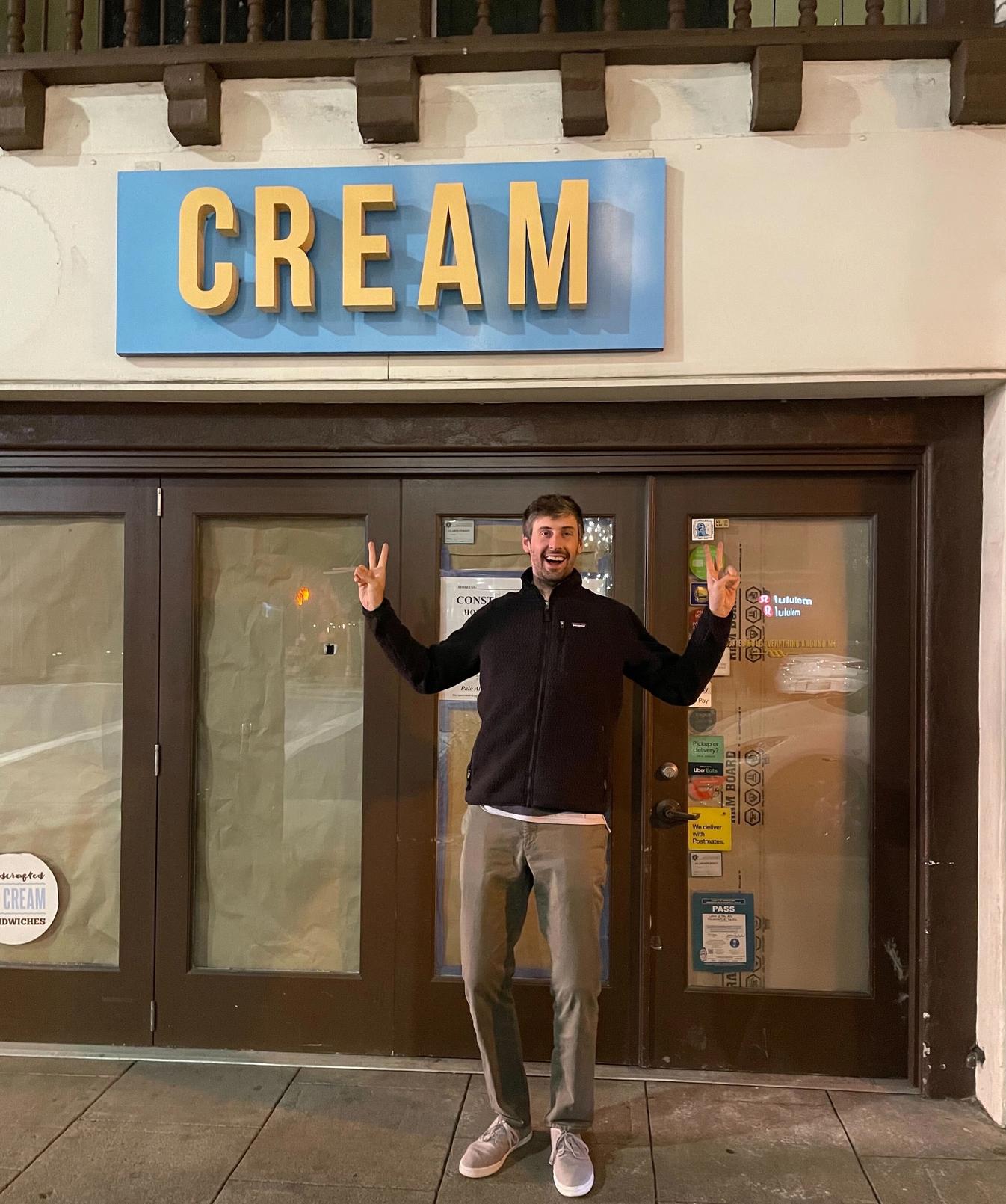Me, in Palo Alto, with one of my favorite things in the world
