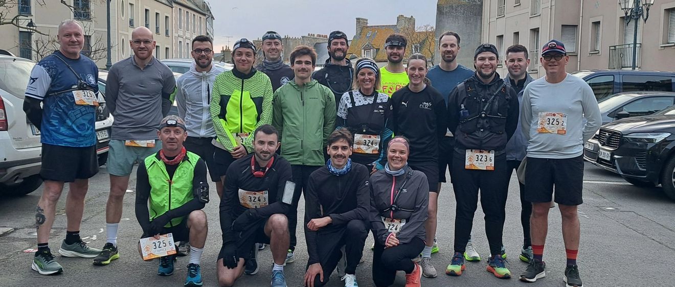 Les collaborateurs de Seifel prêts pour l'Intrail-Muros
